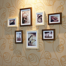Solid Wood Photo Wall photo wall photo frame wall frame wall creative hanging wall combination modern simple childrens room background decoration frame