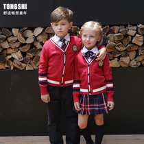Kindergarten yuan fu autumn and winter primary and secondary school uniforms suit teachers British class uniform customized childrens costumes