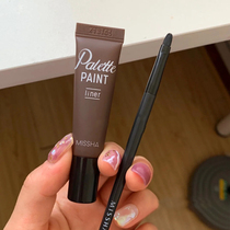 Missha Mystery Eyelined Paste Pen pen lasting waterproof without dizziness with brush egg egg Xu recommended