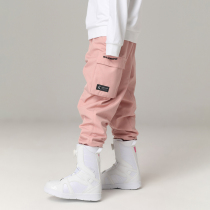 Xueyi Pi ski pants mens and womens windproof waterproof leg veneer veneer fashion couple clip breathable and wear-resistant
