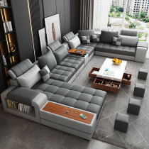 Fabric sofa living room simple modern imperial concubine furniture combination set size household UL type light luxury technology cloth sofa