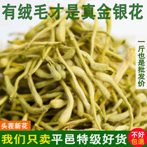 Honeysuckle tea clear fire tea bulk health tea Pingyi original honeysuckle Chinese medicine 500g first-class selected tea