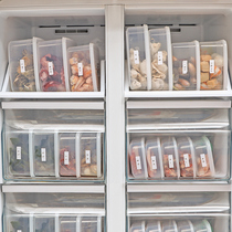 Japan imported fresh-keeping box set refrigerator special fruit and vegetable refrigerated frozen seafood food grade sealed box