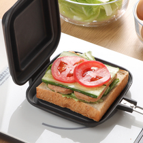 Japanese imported sandwich double-sided pot toast bread non-stick flat breakfast pot Net red gas egg frying pan