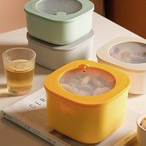 Macaron color household take-out fruit box microwave food storage box sealed box food grade refrigerator fresh-keeping box