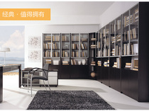 Red Apple Furniture Bookcase with Door Simple Modern Simple Bookcase Bookshelf Combination Bookcase Glass Door R732-0 8
