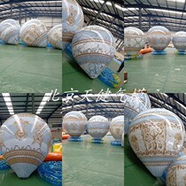Custom PVC New Wedding Hot Air Model Inflatable Retro Hot Air Balloon Model Wedding Bar Decorated Balloon