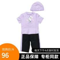 Balabala 2021 summer new female child with swimming cap split swimsuit suit 206221167005