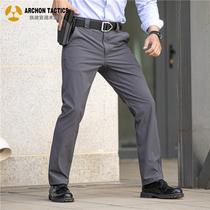 Tactical Western pants Mens elastic waterproof and breathable repairing body spring Summer speed Dry military fans for training casual pants outdoor long pants