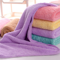 Recommended coral velvet quick-drying bath towel feels super soft and super absorbent without hair loss Big pet cat and dog bath towel