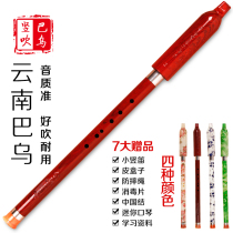 Bau Bakelite Bau vertical blowing Bau F-tune G imitation Rosewood imitation White Jade imitation blue and white imitation Jade cucurbit musical instrument