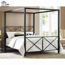 Nordic Iron Bed Double Bed Modern Simple American Iron Bed Single 1 5 m Princess Bed Adult Iron Frame Bed 1 8