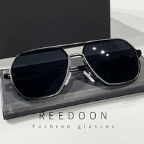 gm polarized sunglasses men driving with special fishing anti-UV light sunglasses big face leptide