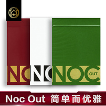 Huiqi imported collection flower cut poker NOC Out green black and white Red fashion trend card
