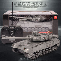 Oversized remote control tank can launch battle charging dynamic childrens cannon toy crawler boy off-road car