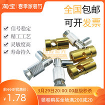 Laser cutting machine welding machine xenon lamp clamping tube electrode connector brass collet silver plated gold plated joint
