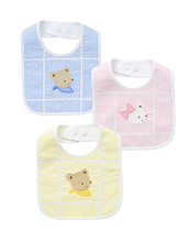 new Japan Discount familiar Japanese Solid Color Bear Little Bib 150339