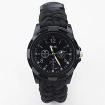 Multifunctional bracelet compass umbrella rope survival watch outdoor life-saving mountaineering tactical Special Forces Watch