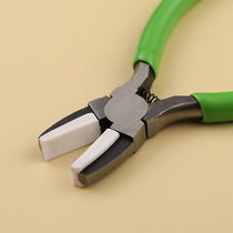 A plastic head pliers niece faucet pliers flat pull line environmentally friendly handle jewelry tools winding beads