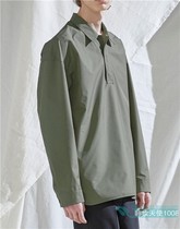JSNY high-end mens Korean 21 spring loose version pullover casual shirt JNSH1A008 E1 Green