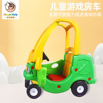 Kindergarten Princess car small RV Golden Turtle car booster Taxi Walker naughty castle childrens game plastic toy