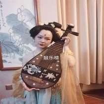 You can decorate the photography piano factory direct sales pure hand-painted national musical instruments Adult children dance professional classical pipa