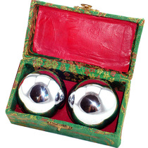 Fitness ball steel ball double ball handball old health care ball massage handball hand massage with ball hand massage activity steel ball