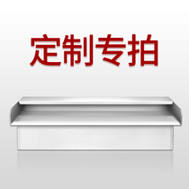  Stainless steel waterfall outlet Running water wall Water curtain water feature wall Running water tank Decorative landscape fish pond Garden courtyard