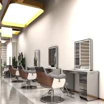 New net red hair salon mirror table hair salon special barber shop with desktop hair cutting and perming area mirror cabinet integrated