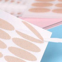The second half price 1440 sticker oval lace mesh double eyelid sticker flesh invisible double eyelid waterproof wide