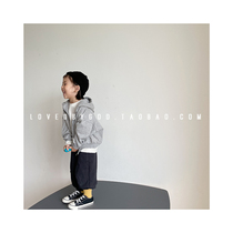 lovedbygod Korean childrens clothing) self-retention Super recommended lazy fashionable good version sports hooded coat