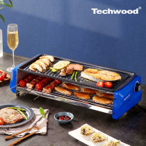 Korean electric oven household non-smoking multifunctional indoor small electric baking pan barbecue kebab skewers one-person barbecue machine