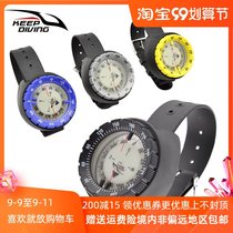 Scuba technology diving compass underwater finger North needle filled with liquid strong magnetic 50 meters waterproof wrist watch compass luminous