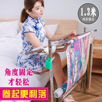 Roll cloth embroidery frame embroidery frame 1 3 meters cross stitch shelf Stainless steel cross stitch shelf adjustable large adjustable
