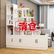 Entrance cabinet Simple modern screen partition Shoe cabinet One-piece door Living room Foyer decorative cabinet shelf Wine cabinet