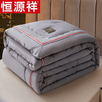 Hengyuan Xiangcotton quilted by quilt Spring autumn and winter by Thickened Warm Single Air Conditioning Quilt by Core Double Four Seasons General space quilt