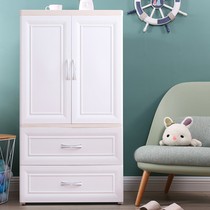 Baby wardrobe thickened plastic drawer storage cabinet Household storage cabinet Baby childrens toy finishing box European style