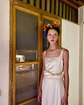 Licensed light wedding dress small dress big dress white satin 2021 new custom travel dress evening dress