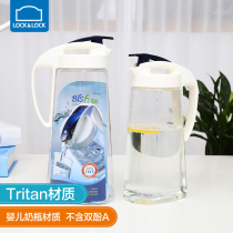 Lock and lock large-capacity cold water bottle water bottle household plastic transparent tritan ABF631 combination