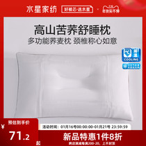 Mercury home textile tartary buckwheat sleeper sleeping pillow antibacterial protection cervical vertebra assisted sleep pillow home single pillow herbal pillow