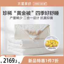 Mercury Home Textile Cotton antibacterial two-in-one quilt mulberry silk quilt single double warm quilt core autumn and winter bedding