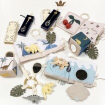 The Danish konges Slojd Infant Baby Organic Cotton Submarine World Volcanic Book Doll