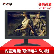 10 inch mobile phone with screen portable display built-in battery HD touch cashier computer 7 small sub screen 8 Outdoor