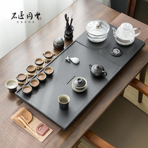 Wu Jinshi tea tray set Automatic tea table Tea table Kettle one-piece electromagnetic tea stove set of household tea tray
