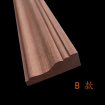 Solid wood line decoration wood line ceiling line flat ash willow Chinese window sleeve line European door sleeve line wood border