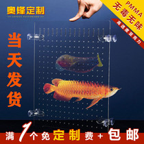 Fish Tank Isolation plate custom Fry separation plate transparent seafood baffle aquarium turtle partition cover any size