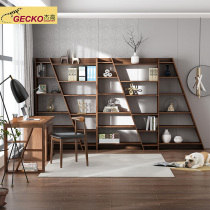 Jay High Creative Bookcase Bookcase Landing Modern Minimalist Nordic Combined Desk Small Family Living Room Book Room Shelve Shelf