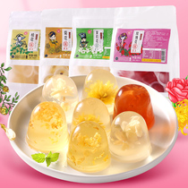 Sanfu Food flagship store Yunnan Agricultural University Colorful cloud flower Rose jelly pudding Agricultural College snack