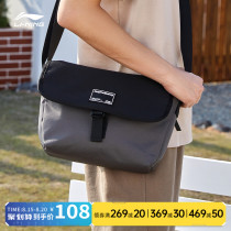 Li Ning shoulder bag sports bag oblique cross bag mens bag womens bag backpack 2021 summer new casual bag waist bag small bag