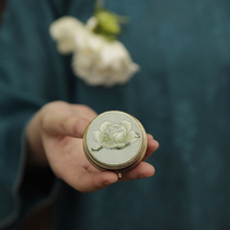 (Gardenia Flower) Four Seasons Gardenia Flower Branches Large Leaf Gardenia Flower Fragrance Solid Balm Perfume